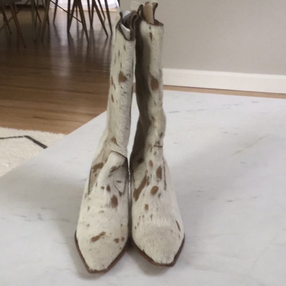 Michael Kors Pony hair boots size 9